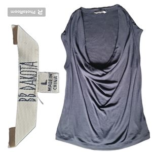 BB DAKOTA Droopy Neck Sleeveless Top - L